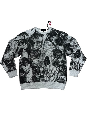 Maglione maiden noir skulls - maiden,