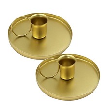  2pcs Tè tazza di teiera Portacandele Artigianato da pranzo Tavolo da pranzo