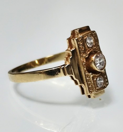 Delicato anello art - , oro