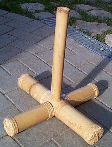 Didgeridoo supporto bambù - in,