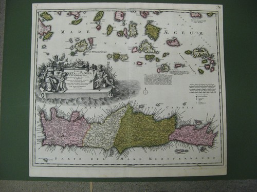 Mappa santorini 100 originale - mappa,