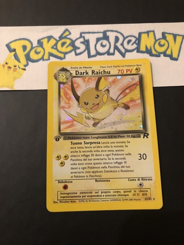 Pokémon dark raichu 1 - -, st