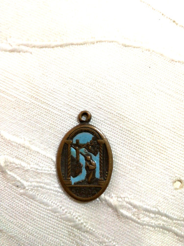 Medaglia antica santa - antica,