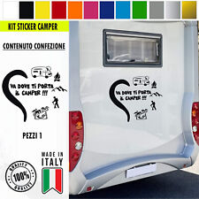 Adesivo sticker camper frase