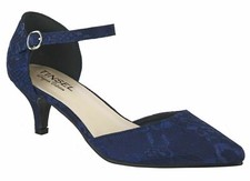 Scarpe donna blu navy - scarpe, pizzo