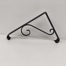 Staffa antica Reggimensola in ferro battuto forgiato a mano nero anni 40