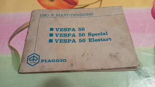 Manuale uso manutenzione vespa - manuale,