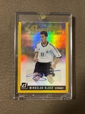 PANINI DONRUSS FIFA 2018 2019 THE BEAUTIFUL GAME AUTO GERMANY KLOSE GOLD /10
