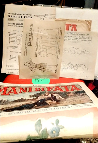 Mani fata con cartamodello - di,