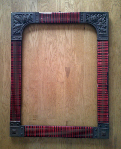 Antica cornice deco legno e - in,