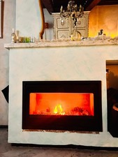 Inserto a legna Lacunza ADOUR 800 CL con vetro Dx/Sx, Smontato, Ritiro A Mano