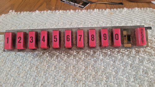 Wurlitzer jukebox keyboard - jukebox, for
