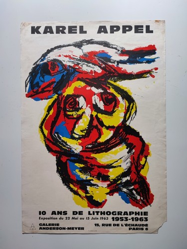 Karel appel affiche - affiche, exposition