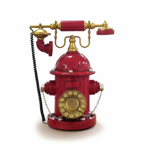 Telefono forma idrante - di,