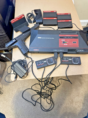 Sega master system console - sega,