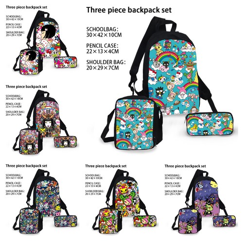 Set zaino scuola anime
