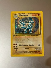 MACHAMP 8/102 1 st Edition HOLO  SET BASE ITA