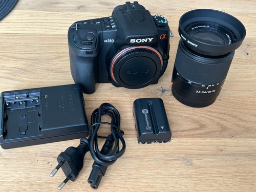 Sony alpha 350 con obiettivo - alpha,