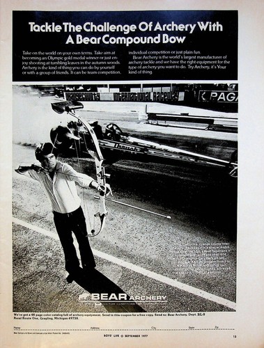 Pubblicità 1977 bear - pubblicità,