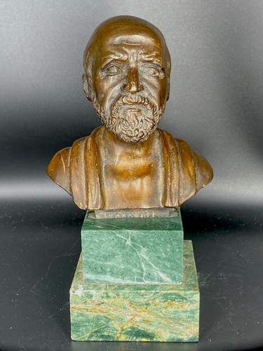 Ippocrate busto bronzo su - busto,