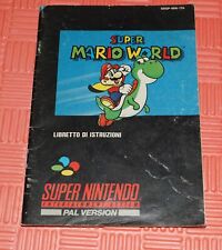 Super Mario World istruzioni