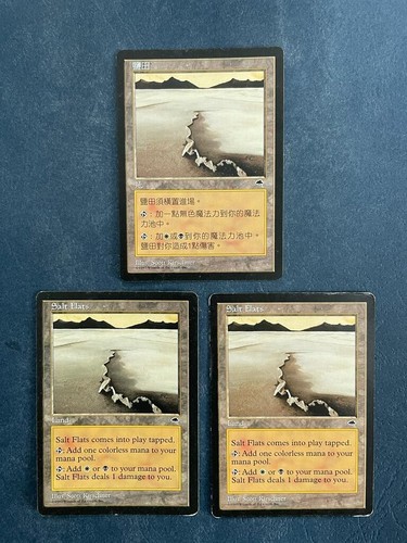 Mtg tempest salt falts - 3x,