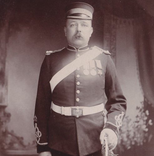 Cabinet card photo - card, british