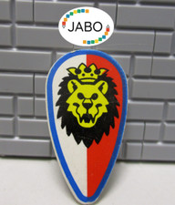 (M10/31) Scudo LEGO 2586p4d da Castle Royal Knights 6008 6044 6078 6090