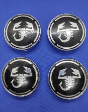 4 Caches Moyeu ABARTH Jante