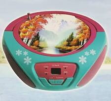 Stereo Portatile Lettore Cd Boombox Radio Am Fm Con Altoparlanti cir