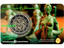 NEW !!! Coin Card 2 EURO COMMEMORATIVO BELGIO 2025 LOTTERIA NAZIONALE (Francia)