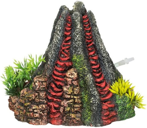 Vulcano con piante acquario - piante,