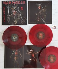 IRON MAIDEN - Senjutsu US 1st press 2021 3x vinile 33 giri vinyl LP marble