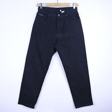 Jeans CALVIN KLEIN Uomo Taglia 31 Cotone Nero Man Trousers Casual Comodo Logo