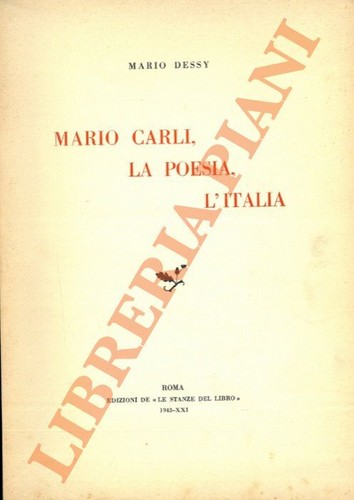 Dessy mario carli la - dessy,