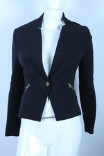 ZARA GIACCA JACKET DONNA NERA TG SIZE M