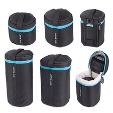 Borsa o sacchetto per obiettivi con cerniera: faretra per obiettivi imbottita spessa