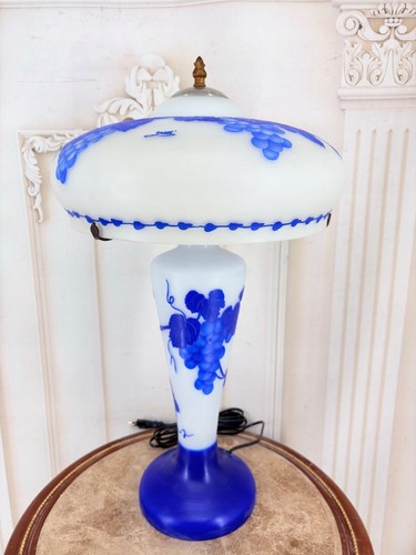 Lampada tavolo vetro con - tavolo,