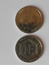 Pièce 1 franc Charles de Gaulle 1958/1988 Bon état