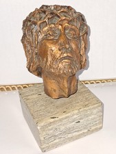 🍭 Scultura in Bronzo Testa