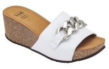 Dr SCHOLL ciabatte zatteroni sandali eleganti RAVELLO ZEPPA 1 fascia CATENA BIAN