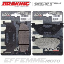 Pastiglie YAMAHA T-Max 500 2001 2002 2003 (TMax) Kit Anteriori + Post. BRAKING