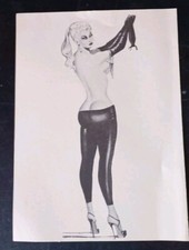 Disegno / Foglio Di Libro / Ossessione Di Un Feticista .. Berlino .Vedi Foto 