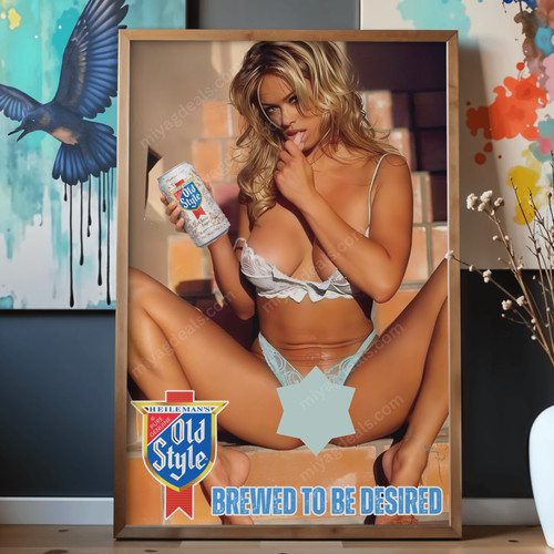 Poster retrò pin - , birra