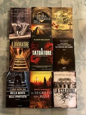 Lotto 9 libri thriller romanzo