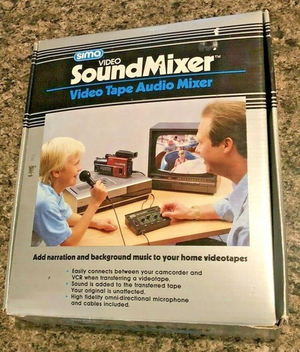 Mixer audio vintage video