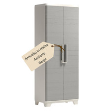 ARMADIO IN RESINA CON RIPIANI