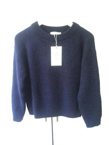 Sezane pull amiel bleu - sezane, marine
