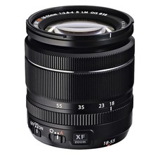 Fujifilm Obiettivo Mirrorless XF 18-55mm f/2.8-4 R LM OIS Nero