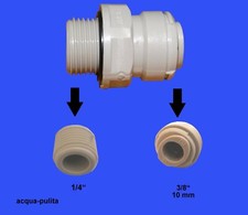 Raccordo Dritto 1/4 x 3/8"